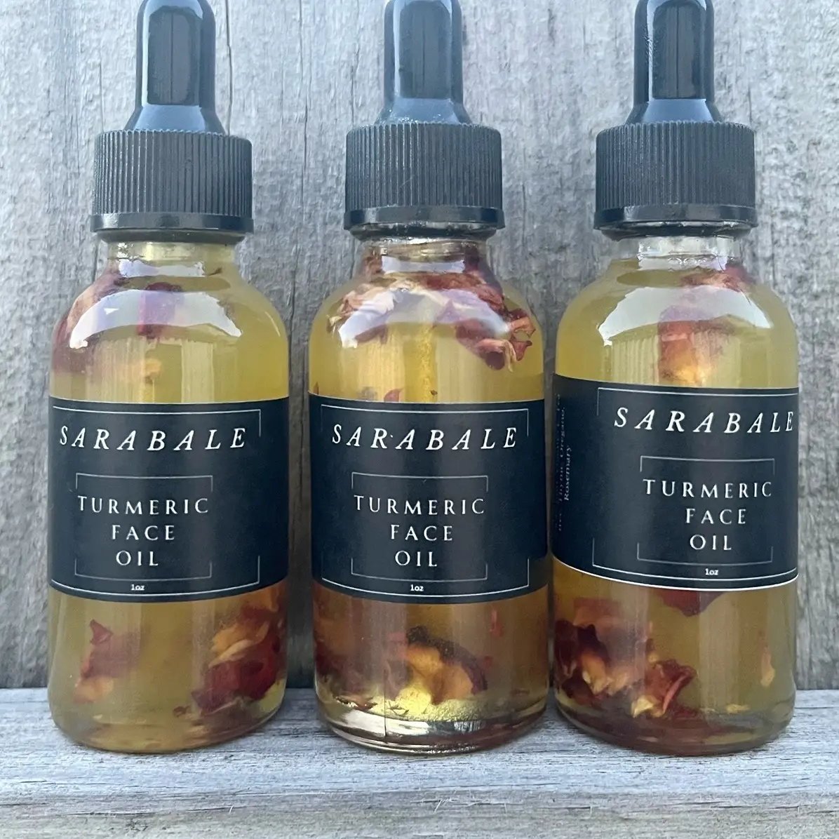 SaraBale Turmeric Face Oil - Serum for Skincare - Natural Ingredients for Skin Care - 100% Authentic Product comfort serum dark spot