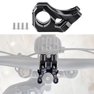 Handlebar Riser Mount for Segway X160 X260 Handle Bar Mount Stem Riser for Surron Light Bee X S Upgraded for Parts Front Steering Stem Combination Handlebar Bracket Replacement  Parts