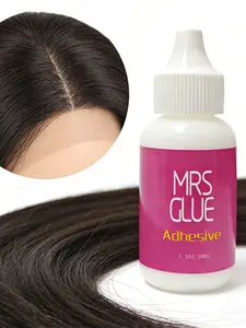 38ML Lace Wig Glue, Invisible No-Trace Wig Adhesive, Waterproof Sweatproof Long-Lasting Hold, Realistic Hairline, Transparent Quick Dry
