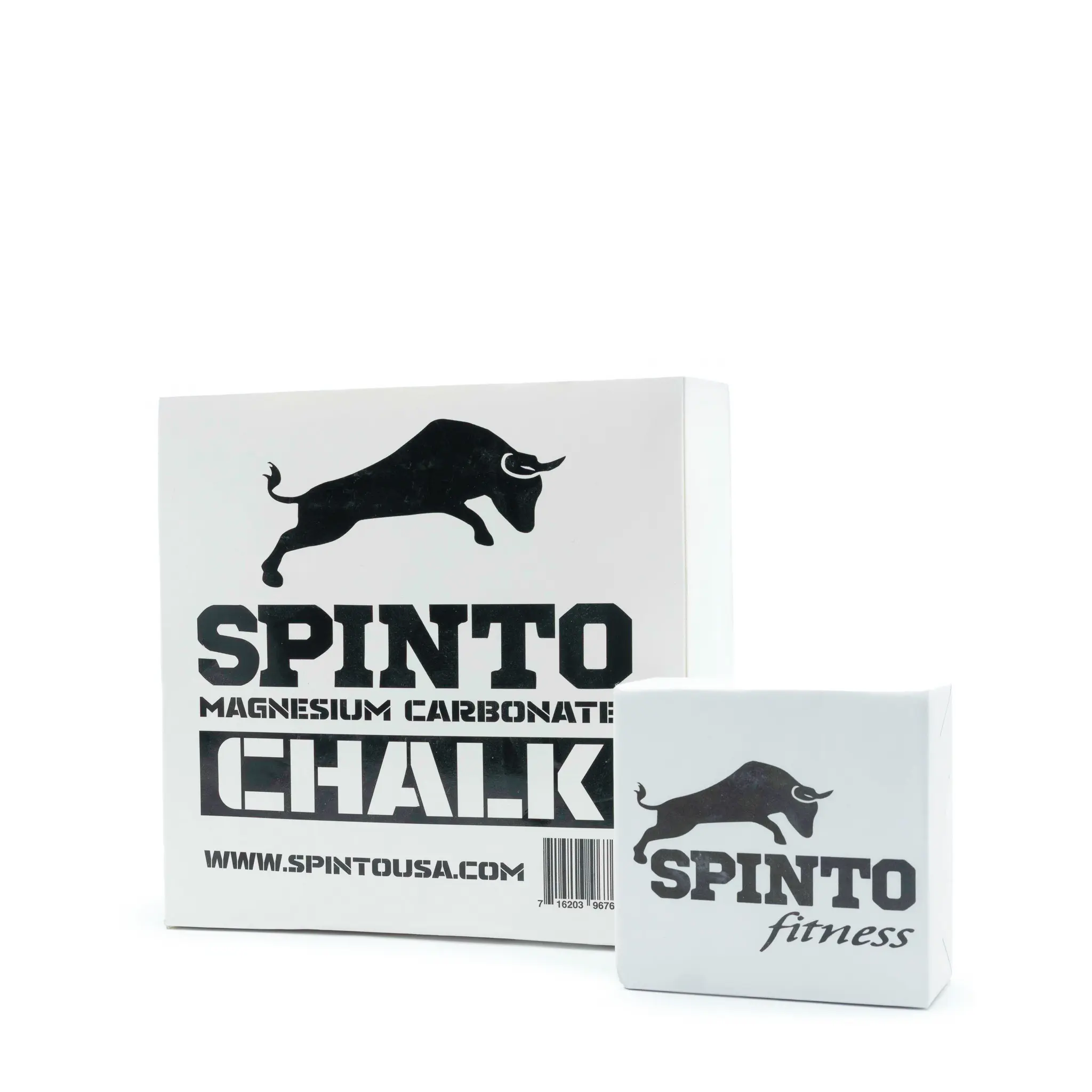 SPINTO FITNESS Pure Magnesium Carbonate Gym Chalk Block 8-Pack, Anti-Slip Grip Enhancer, Sweat Reducer for Weightlifting, Rock Climbing Athletes, Athlete