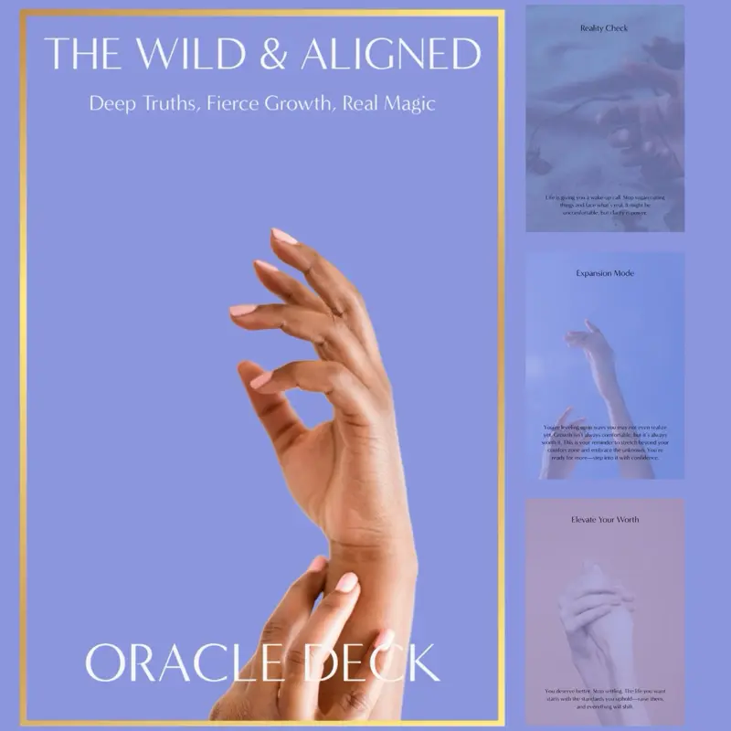 Oracle Cards - The Wild & Aligned Deck for Deep Truths Fierce Growth and Real Magic