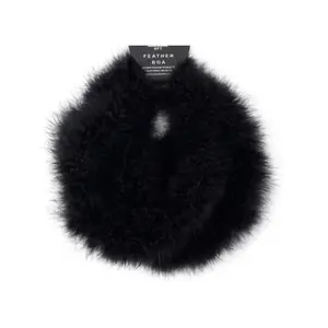 Black Feather Boa 12 PACK 2030