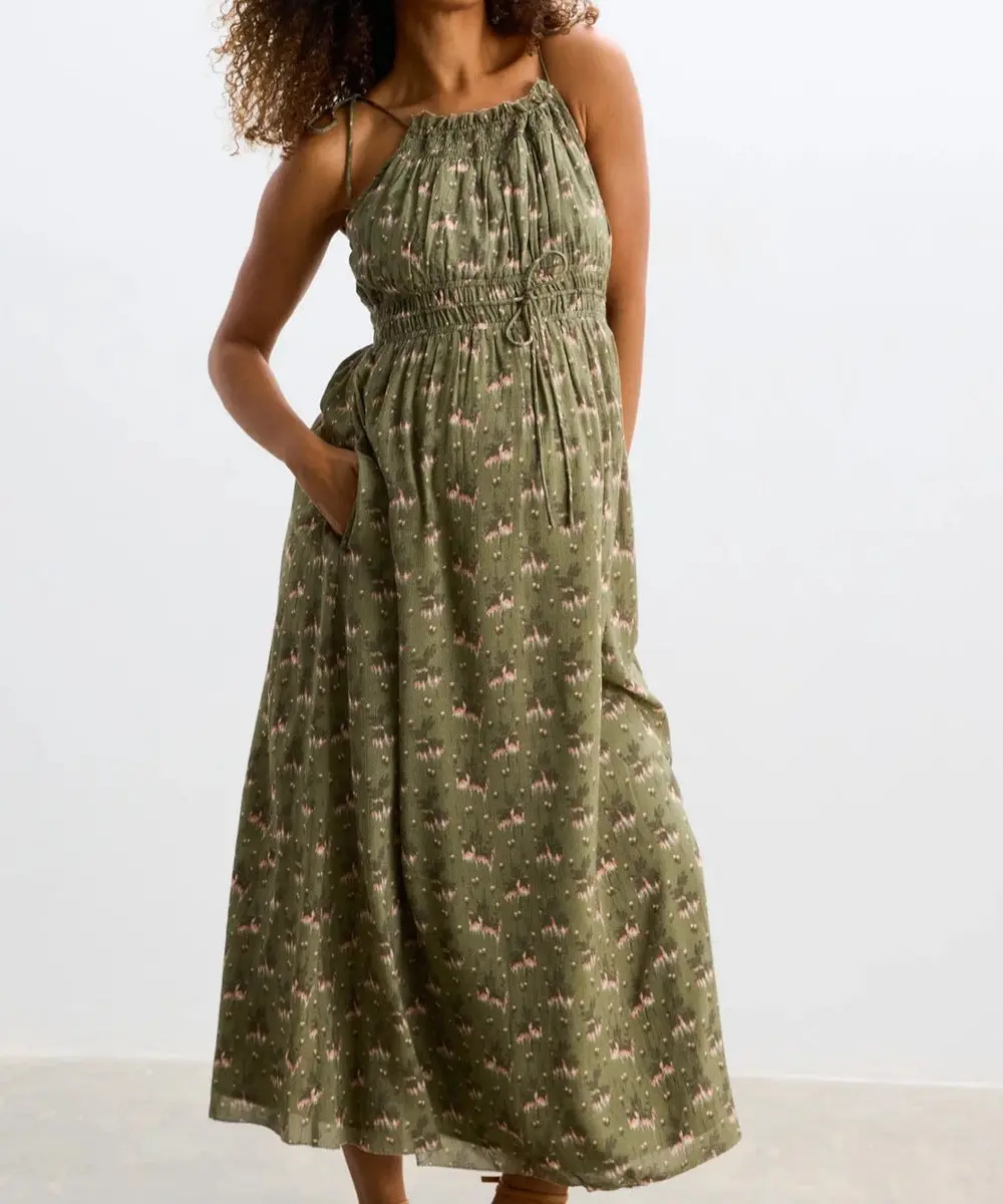 HATCH: The Audrey Dress (Palm Shadows)