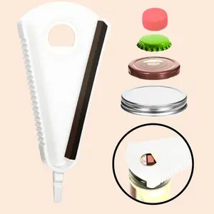 Multi-Purpose Jar Opener with Non-Slip Grip – 3-in-1 ABS Plastic Kitchen Tool for Jars, Cans, and Boxes Utensils Tin kitchen  gadgets rock Bottles Stainless