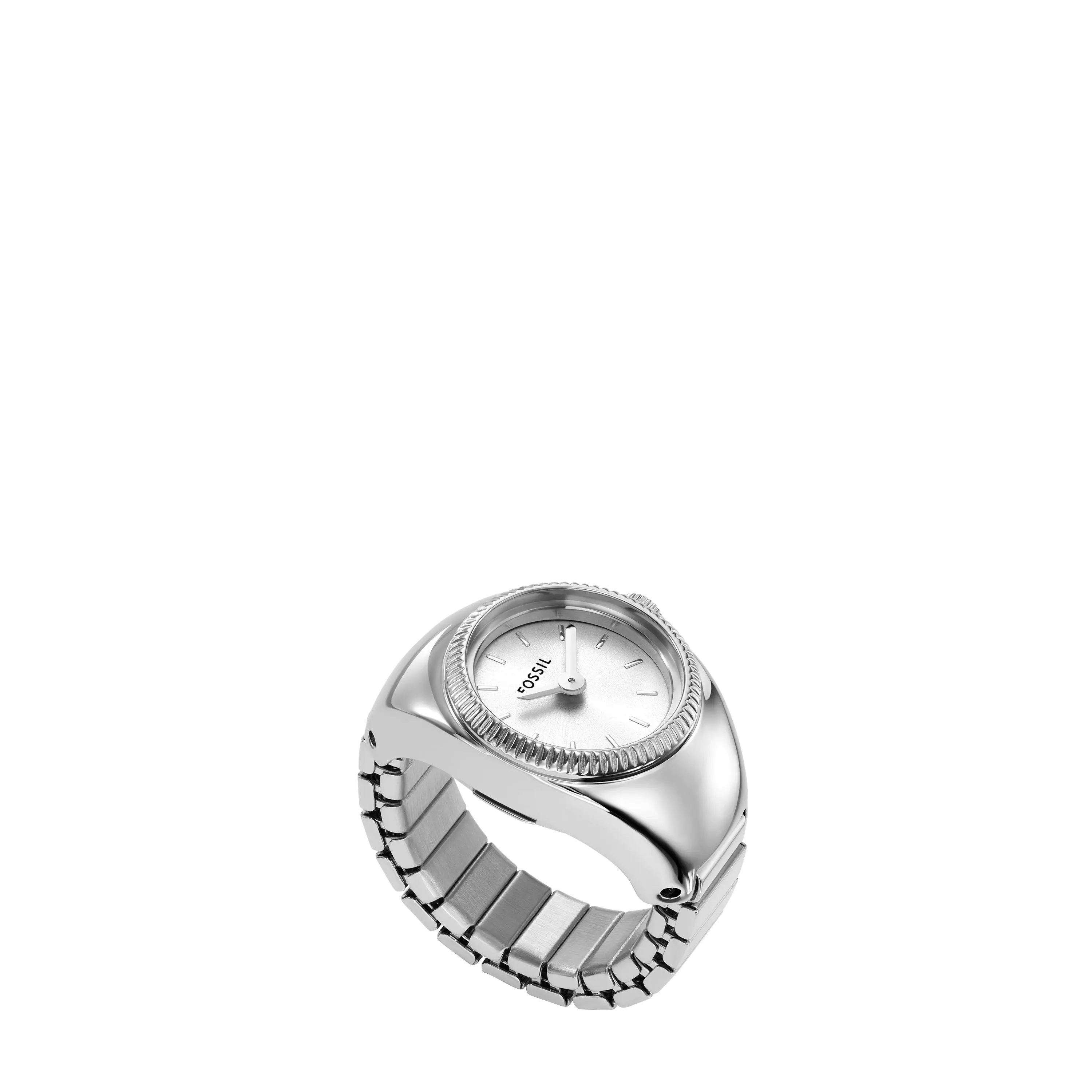 Fossil Women's Watch Ring Two-Hand, Stainless Steel Watch Fossil Women's Watch Ring Two-Hand, Stainless Steel Watch
