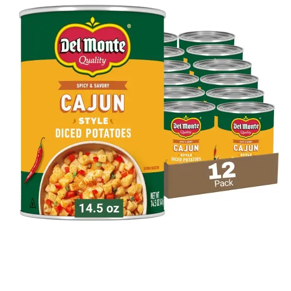 Cajun Style Diced Potatoes, 14.5 oz. Cans, Pack of 12