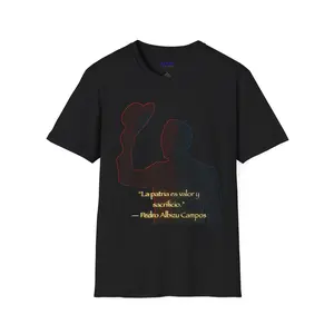 Pedro Albizu Campos Tribute Tee – Valor y Sacrificio -Unisex Softstyle T-Shirt