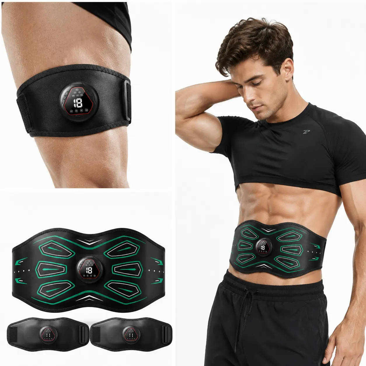 2026 bestselling abdominal and arm muscle training equipment, multi-level resistance adjustment design, professional muscle toning and shaping device, comprehensive abs and arms workout set