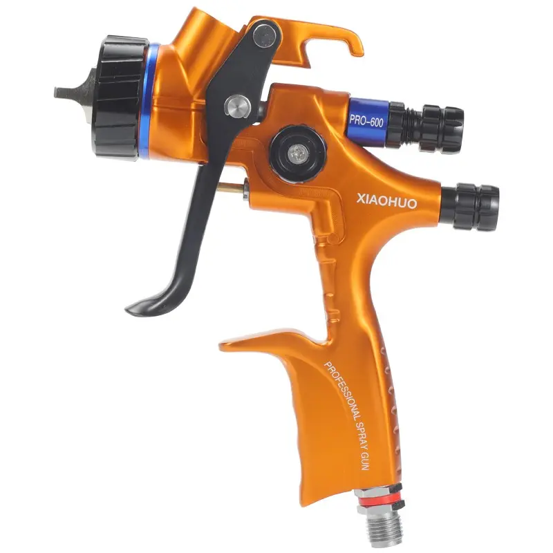 New Pro-600 Clear Coat Spray Gun, 1.3mm Nozzle, 600ML Cup, Professional Gravity Airbrush for Car Painting, Home Use
