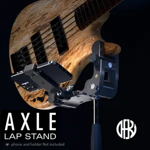 AXLE Lap Stand – Ergonomic Guitar & Bass Support System for Comfortable Performance with Universal Fit & Foldable Design