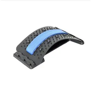 Back Stretcher for Lower Back Pain Relief, 4 Level Adjustable Lumbar Cracker Board Massager, Stretching Device for Scoliosis, Sciatica