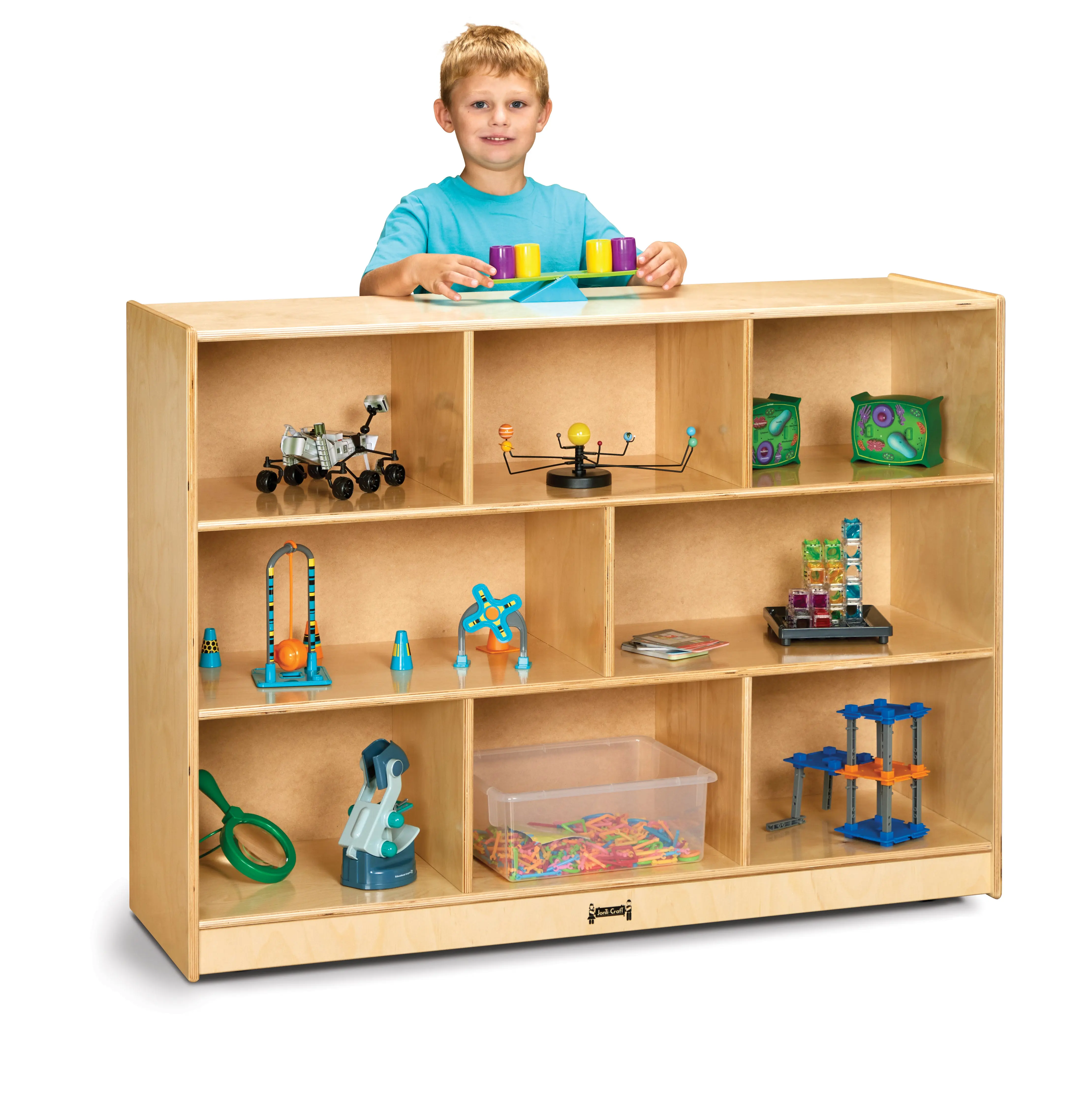 Jonti-Craft Super-Sized Single Mobile Storage Unit