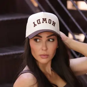 Howdy Upside Down Hat - Espresso