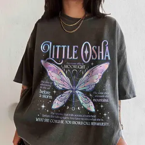 Little Osha Butterfly Comfort Colors Shirt, Quicksilver Callie Hart Shirt, Saeris Fane Kingfisher Inspired Tee, Quicksilver Fan Tshirt