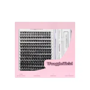 WUAGGI OFFICIAL DIY VOLUME CLUSTER LASH KIT (MAKEUP TOOL)