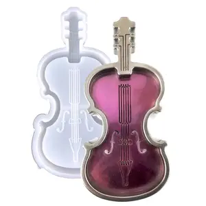 Violin Silicone Resin Mold Trinket Dish