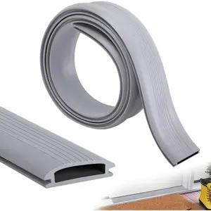 2 Pcs 39 Inch Cuttable Vinyl Replacement Threshold Seal Insert, Exterior Door Weather Stripping Seal Strip for Door Sealing