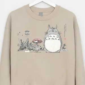 My Neighbor Totoro Sweatshirt T Shirt Hoodie, Ghibli Studio Sweatshirt, Ghibli Totoro Sweatshirt, Hayao Miyazaki, Anime Totoro Shirt, Ghibli Movie Shirts, Anime Lover Sweater, Trendy Ghibli Sweatshirt