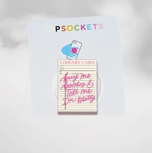 Kindle&Kobo Magnetic Grip - Library Card Phone Grip, Trendy Phone Accessory, Perfect Gift For Her