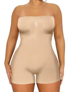 [Tummy Control] Bodysuit For Plus Size Women| Tummy Control Shapewear| Seamless Butt Lifter Thigh Slimmer Body Shaper