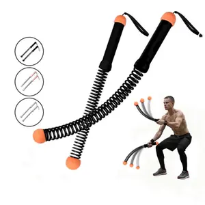IFAST Weighted Cordless Battle Ropes – Quiet Ropeless Training Equipment for Home & Outdoor Workouts, Portable Exercise Rope for Men & Women, Professional Fitness Arm Trainer for Full-Body Strength & Endurance