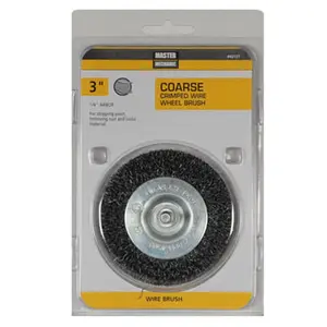 Disston  3 in. Master Mechanic Coarse Wire Wheel