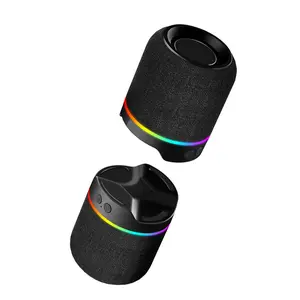 Portable Speakers Bluetooth Wireless Outdoor Subwoofer Music Multifunction Smart Split 2-in-1 Magnetic Mini Bluetooth Speakers Christmas New Year Gifts Lights