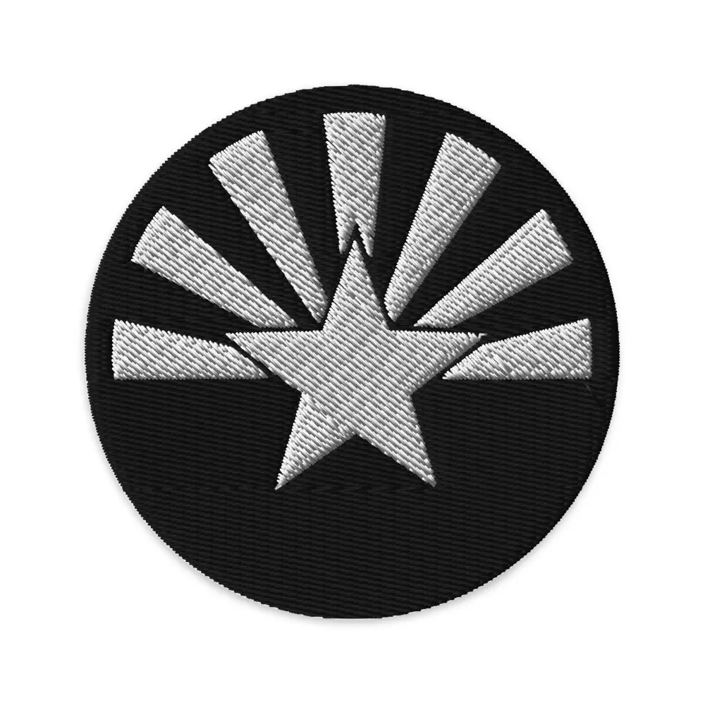 AZ Star Patch - Embroidered Sew-On Badge