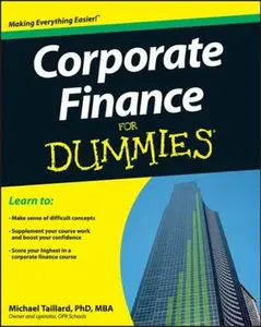 USED-Corporate Finance for Dummies by Taillard, Michael (Paperback)