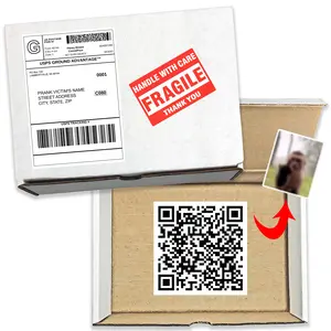 Funny Monkey QR Code Surprise Box Gets Sent Directly to Your Recipient Anonymously!