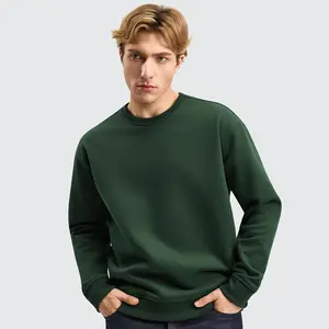 MegaT shop Unisex Heavyweight Fleece Crewneck Sweatshirt 12.3 oz Cotton Blend Pullover 350 GSM Ultra-Soft Menswear Hoodie