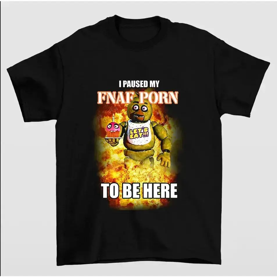 Paused My FNAF Tee – Iconic Five Nights Nostalgic Gamer Shirt