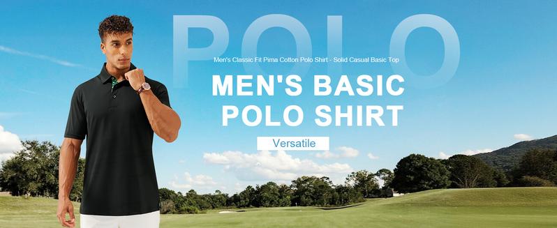 3-Pack Men’s Polo Shirts – Soft Breathable Cotton, Comfortable Short Sleeve Casual Fit, Classic Collared Polo Shirts for Work, Golf, Travel & Everyday Wear