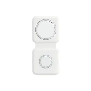 Racktodoor 2-in-1 Foldable Magnetic Charger for Apple Watch, iPhone 15/14/13/12 Series & AirPods - Versatile Charger for Everyday Use Wearable Folding car