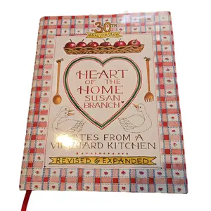 Susan Branch Heart of the Home: Notes from a Vineyard Kitchen Revised & Expanded Edition - Hardcover Book with Authentic Recipes, Stories for Cooking Enthusiasts, Hardcover Books