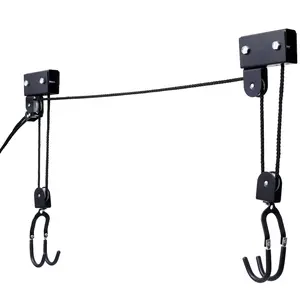 Kayak Hoist Quality Garage Storage Canoe Lift with 125 lb Capacity Even Works as Ladder Lift