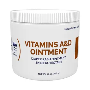 Dynarex Vitamins A & D Ointment 15 oz — Skin Protectant for Diaper Rash, Dry Skin, Minor Burns & Wound Care | Petrolatum + Lanolin Formula
