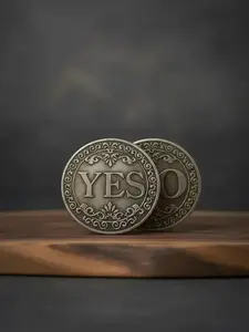 Vintage Letter Pattern Round Charm, Vintage Double-sided Charm, Fashion Jewelry Accessories for Men & Women