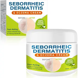 Sêborrheic Dêrmatitis Cream for Fôlliculitis Treatment, Premium Psôriasis Cream for Adults, Eczêma Cream for Dândruff Treatment and Effective Rêlief Îtchy Skin, 2.1 Oz