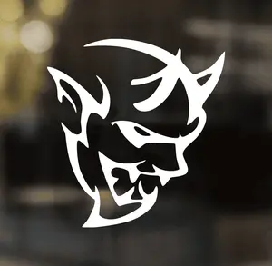 Thrilling Signs Demon Decal Set - Classic & Modern Vinyl Sticker for Demon and SRT