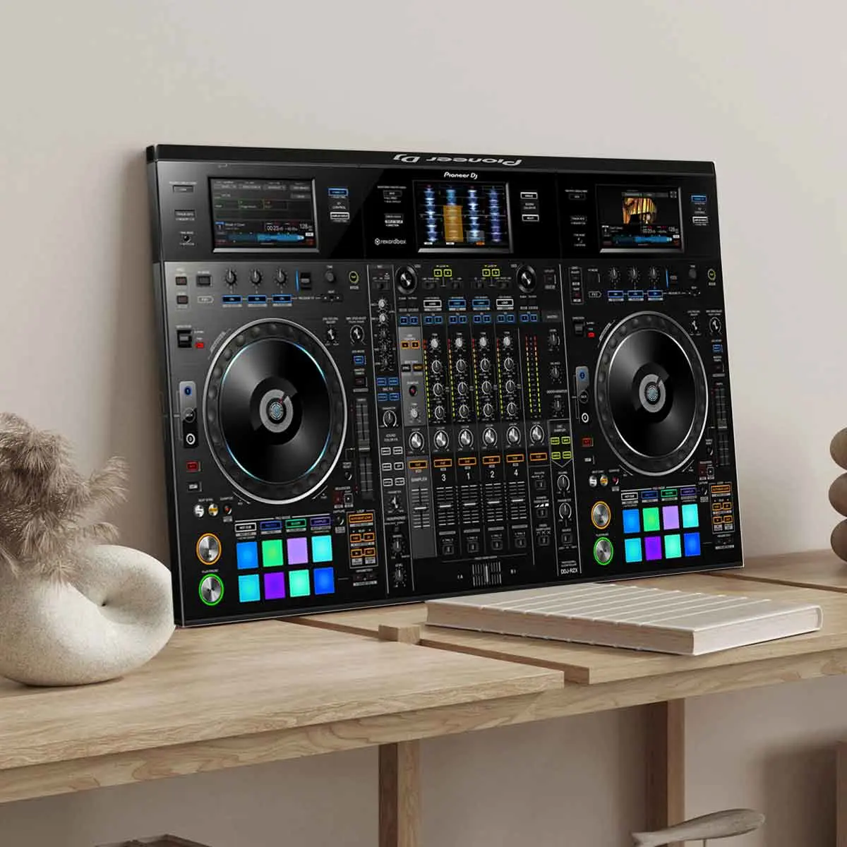 1Count Wooden Frame Canvas, Dj Controller Ddj Rzx Image, Exquisite Poster, Fashion Living Room Decoration, Modern Art, Bedroom Poster, High Definition Home Poster, Ideal Gift, Waterproof, Printing, Art, Art Prints, Art Work For Wall Decor
