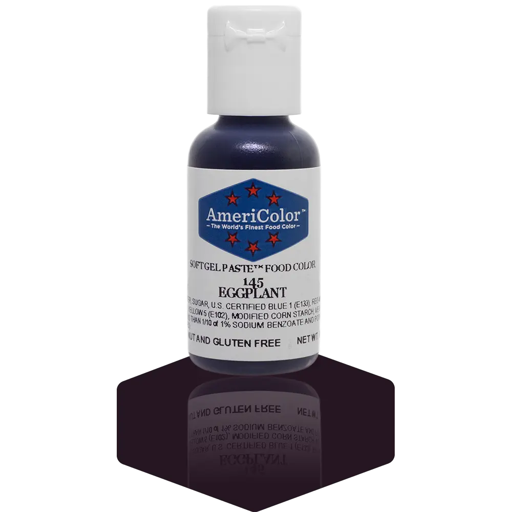 AmeriColor, Eggplant, .75 Ounce, Soft Gel Paste Food Color