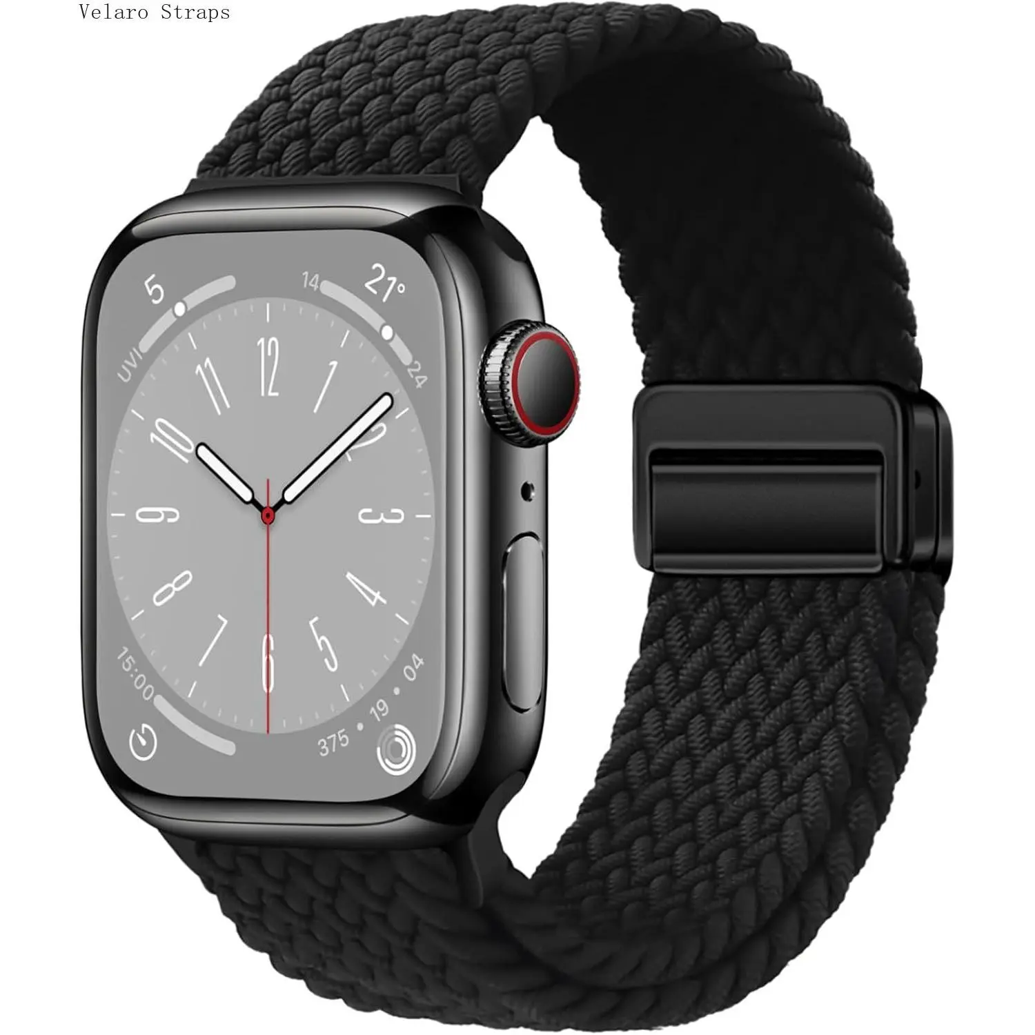 Woven Nylon Watch Strap with Magnetic Buckle, Adjustable Elastic Sports Band, Breathable and Lightweight Design for Daily Wear, Fits 140-240mm Wrists, Watch Straps, Smartwatch Accessories, Accessories, Durable, Wearable, Sporty, Wearable Tech Accessories