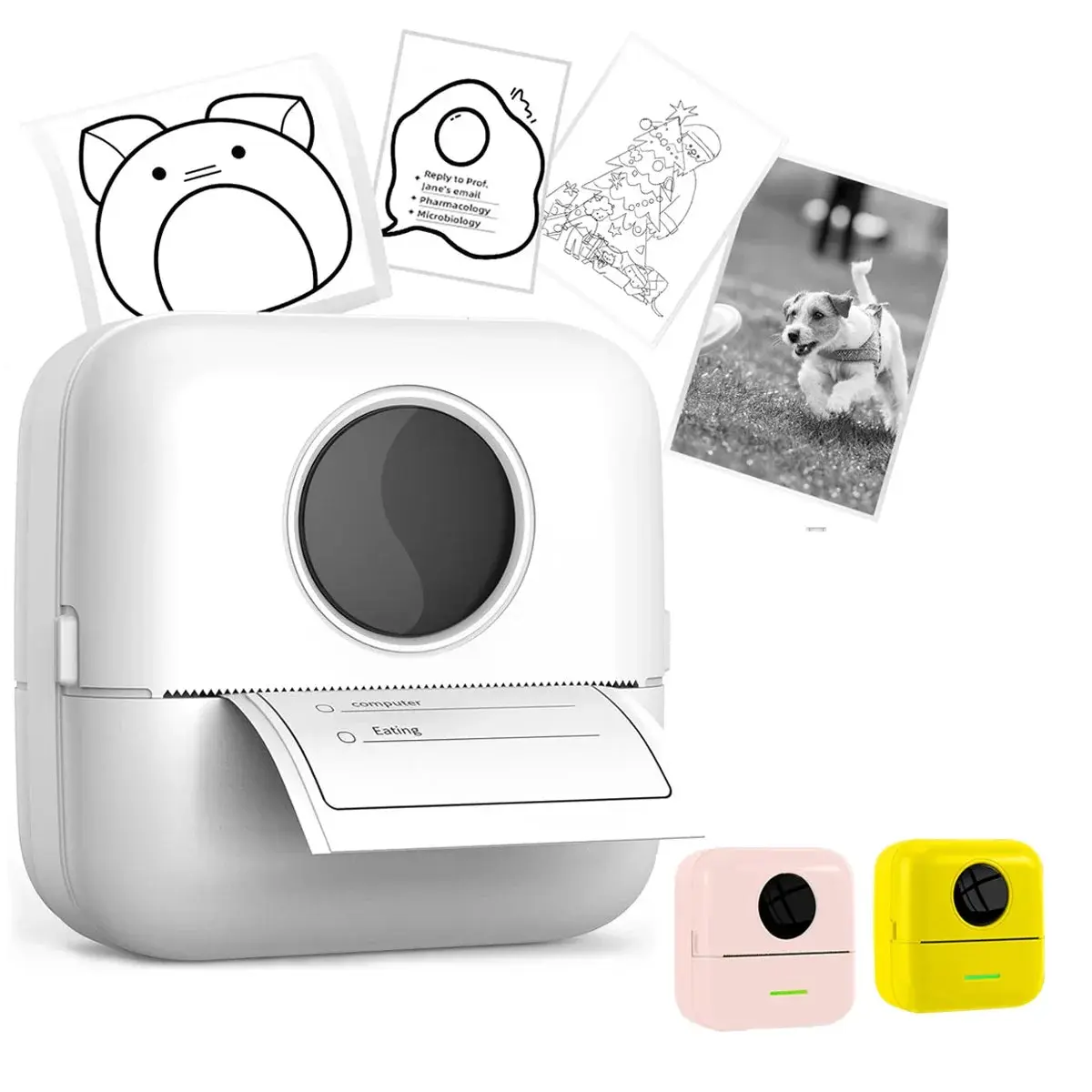 Mini Pocket Thermal Printer – Inkless Photo & Sticker Maker
