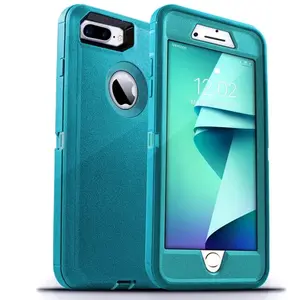 Shockproof Rugged Armor Case with Screen Protector for iPhone SE 2020 6 7 8 Plus Heavy Duty Cover