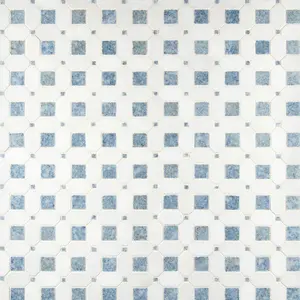 Thassos White Basket Mosaic