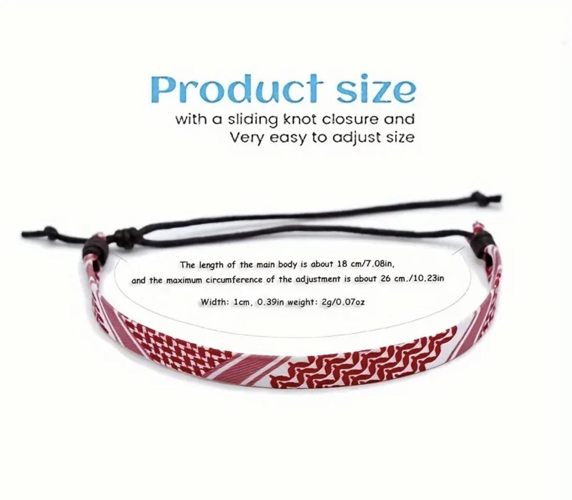 Kuffiyeh Adjustable Bracelet