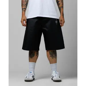 Loiter F-16 Denim Jorts Black