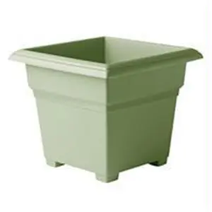 212 MAIN Classic Line Outdoor Square Tub Planter - Sage, 18x18x15in, Deep Root Space, Novelty Mfg Co P-Countryside Design