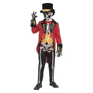 Boy's Skeletal Ringmaster Costume